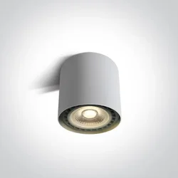 STROPNA SVJETILJKA CILINDAR GU10/15W/R111 IP20 BIJELA