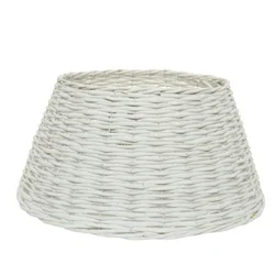 Dekordom novogodišnja dekoracija - tree ring willow 70cm 685309 - white - kmg ( 043377 )