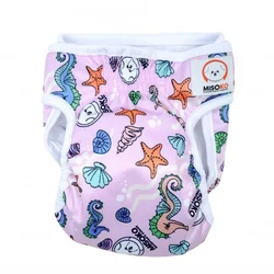 Natures Protection Misoko višekratne pelene za ženke XL - Roze Morski konjic 1kom