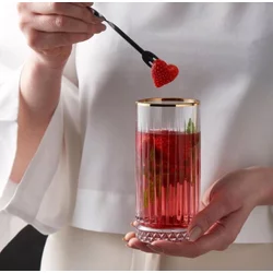 Pasabahce set Elysia kozarcev za sok z zlatim robom, 45 cL, 4 kosov