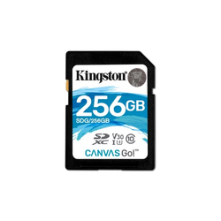 SDXC KINGSTON 256GB CANVAS GO, 90MB/45MB/s, UHS-I Speed Class 3 (U3) (SDG/256GB)
