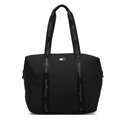 Ročna torba Tommy Jeans Tjw Ess Daily Tote AW0AW19039 Črna