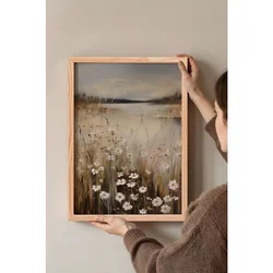 Multicolor dekorativna slika u okviru 50 x 70 cm