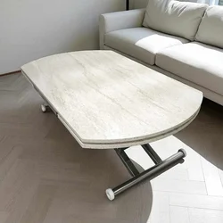 Hanah Home Proširivi trpezarijski sto, Beli