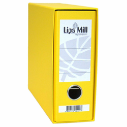 Registrator s kutijom A5, 8 cm, Lipa Mill, žuti