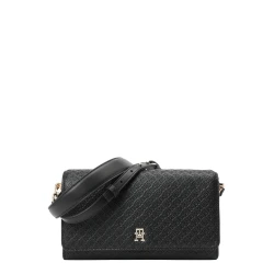 TOMMY HILFIGER Torba za čez ramo Debossed črna