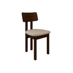 Stol Victorville 382 (Oreh) Oreh, Svetlo rjava, 85x47x48cm, Blago, Lesen, Les