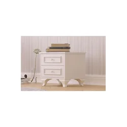 Hanah Home Noćni stočić Rb-186-07, 45x45x40 cm, Beli