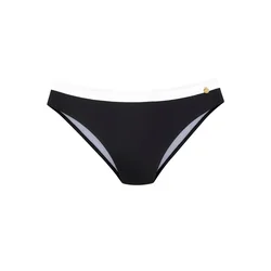 LASCANA Bikini hlačke  črna / bela