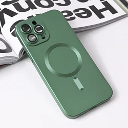 Maska za telefon Magsafe Chrome za iPhone 13 Pro Max 6.7, Zelena