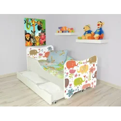 Dečiji Krevet 160X80Cm Happy Kitty + Fioka Small Elephant ( 7400-1 )