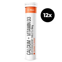 GymBeam Effervescent Calcium + Vitamin D3