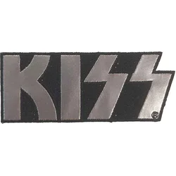 Kiss Chrome Logo Našitek za šivanje 40 x 95 mm
