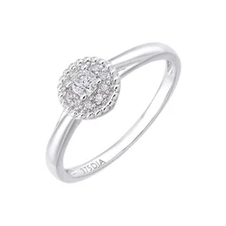 DIAMANT LETERNEL Prstan srebrna