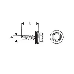shumee Samovrtalni vijak 4,8*20MM RAL 8017 - 5,0 STO - WSB 20 8017