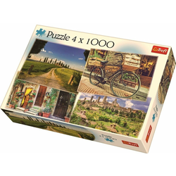 Trefl Puzzle Italija 4 x 1000 komada