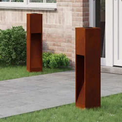 Solarna LED svjetiljka za stazu 2 pcs Bronzana