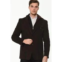 K7534 DEWBERRY MENS COAT-BROWN 1