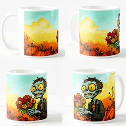 Keramička šolja Zombiji na Noć veštica, 330ml, Višebojna