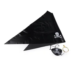Karnevalski komplet - piratski - črn