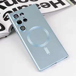 Maska za telefon Samsung S918B Galaxy S23 Ultra CHROME, Magsafe, Plava