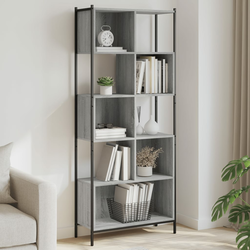 Regal za knjige boja hrasta 72x28x172 cm konstruirano drvo