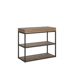 Ityhome Ityhome 90 x 77 konzolna miza rjava, (20848096)