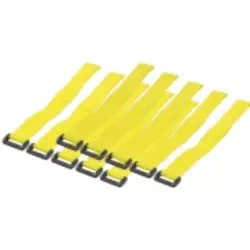 LOGILINK Čičak trakice za vezivanje kablova Velcro 300x20mm 10kom (Žuta)