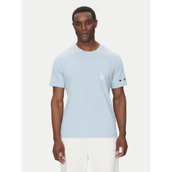 Champion Majica 221038 Svetlo modra Regular Fit