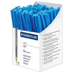 Olovka kemijska stick 430 m staedtler 430m-3cp5 plava-komad