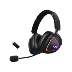 ASUS Gaming bežične slušalice sa mikrofonom A701 ROG DELTA II, Crne