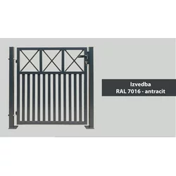 VRATA VRTNA BUILDER FENCE 125X150 CM CEVNA