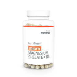 GymBeam Micro Magnezijum kelat + B6