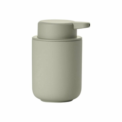 Sivo-zelena keramična posoda za tekoče milo Zone Eucalyptus, 250 ml