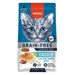 Wanpy Suva hrana za mačiće Grain Free, Piletina, 1,5kg