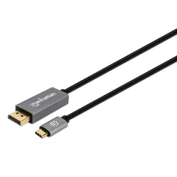 Manhattan 8K@60Hz USB-C to DisplayPort 1.4 Adapter Cable 2M 354844
