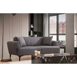 Atelier del Sofa Dvosed Hamlet 95x77x180cm Tamnosivi
