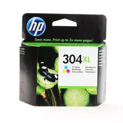 Cartridge HP No.304XL N9K07AE tri-color, DJ 2620/2632/2634/3720/3730, 300str.