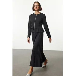 Trendyol Modest Ženska haljina Tctaw25Eb00120, Crna