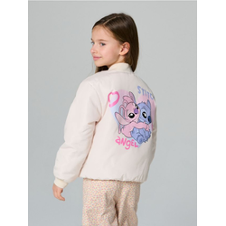 Sinsay - Bomber jakna Lilo & Stitch - krem