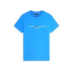 TOMMY HILFIGER Majica mornarska/azur/rdeča/bela