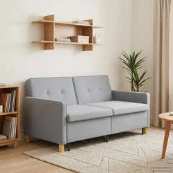 Krevet-sofa na razvlačenje Svijetlo zelena Tkanina