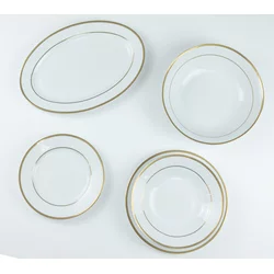 AMC HOME Set za ručavanje Alice elegant, 20 elemenata, Beli