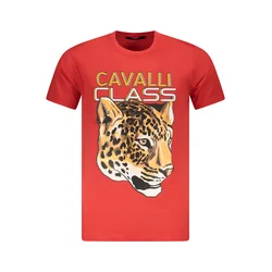 Cavalli Class Muška majica TXT60UJD060, Crvena