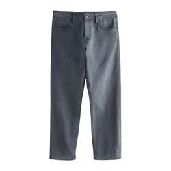 Next Kavbojke Motionflex siv denim
