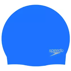 Speedo PLAIN MOULDED SILICONE CAP, plavalna kapa, modra