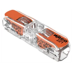 WAGO KLEMA RASTAVNA 2X0,2-4mm PROLAZNA 221-2411