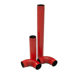 ALFA PLAM Set dimovodnih cevi FI 160 ECV crveni