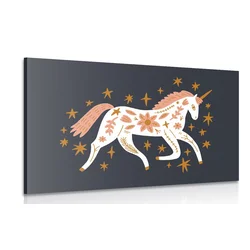 Slika pravljični samorog v ljudskem pridihu - 150x100
