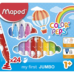 Maped flomasteri Color Max Peps Jumbo 1/24 M846222